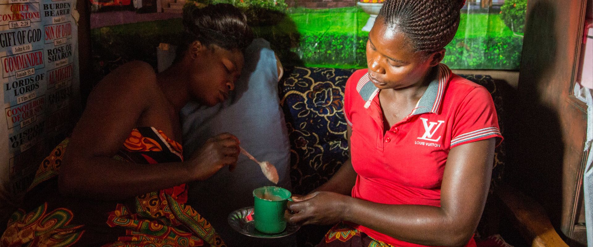 de hongerigen voeden