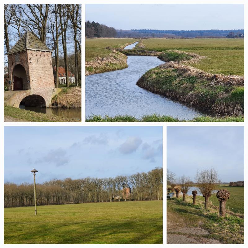 Foto wandeltocht collage