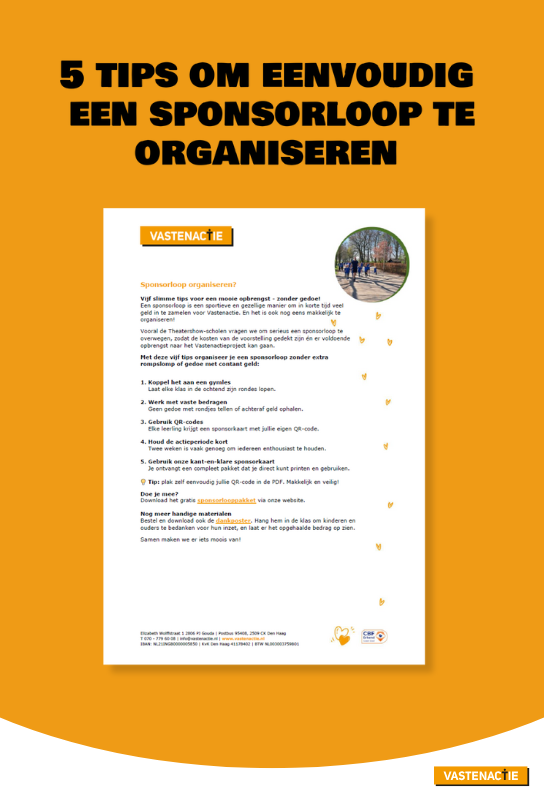 5 tips voor het organiseren van een sponsorloop