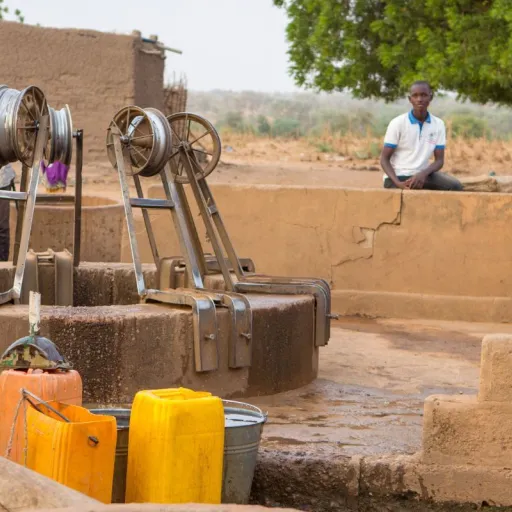 Nieuwe waterput in Niger