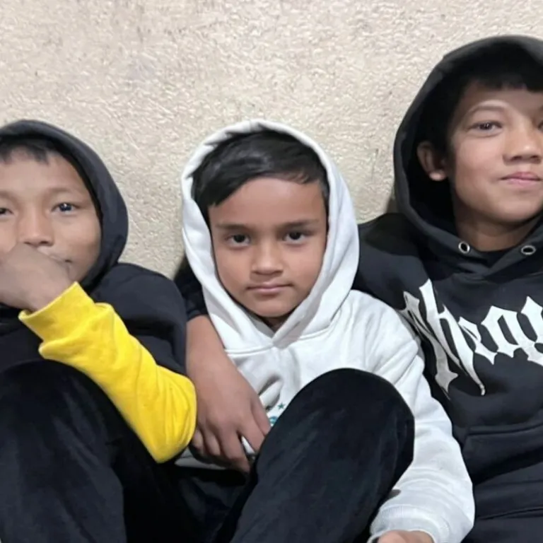 Straatkinderen Kathmandu Nepal