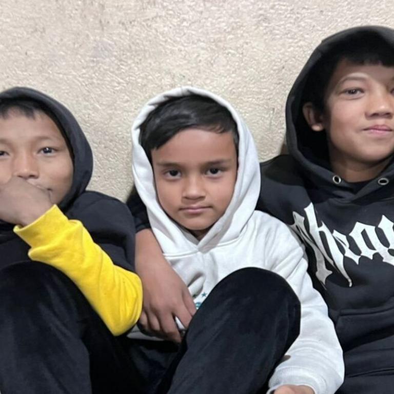 Straatkinderen Kathmandu Nepal