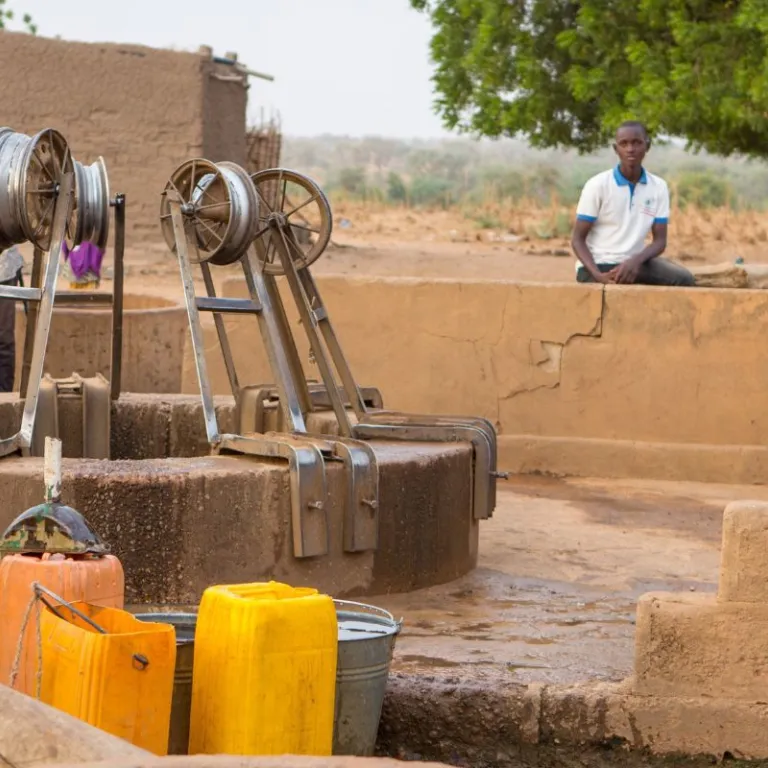 Nieuwe waterput in Niger