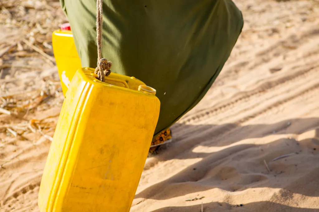 Zalia haalt water voor haar gezin in Niger