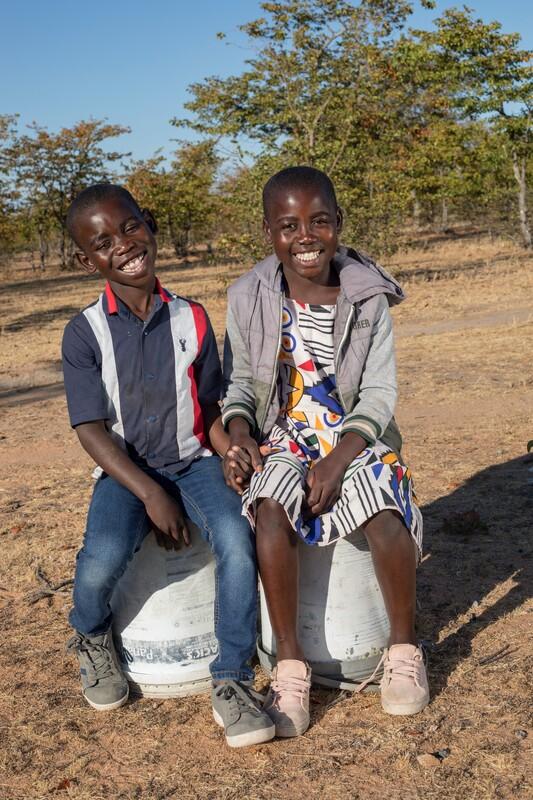 Kinderen in Zimbabwe
