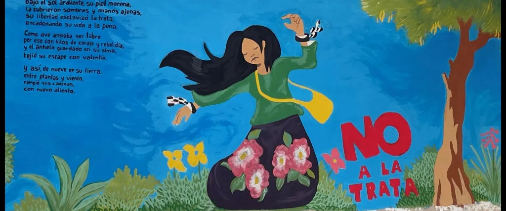 Muurschildering Argentinie