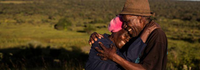 Evelyn en Geoffrey Zambia