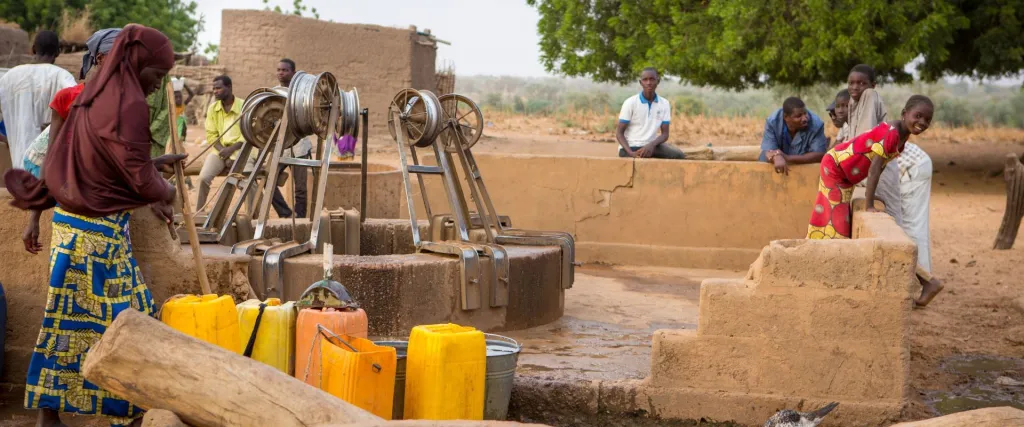 Nieuwe waterput in Niger