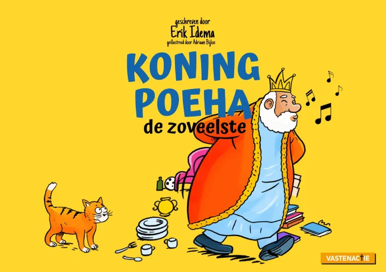 Cover prentenboek Koning Poeha de Zoveelste