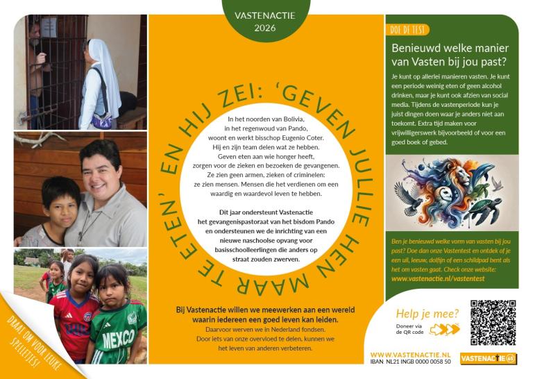 Placemat Vastenactie 2026